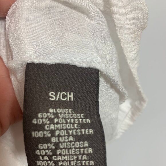 Fever Sheer Sleeveless Button Shirt - Picture 5 of 9